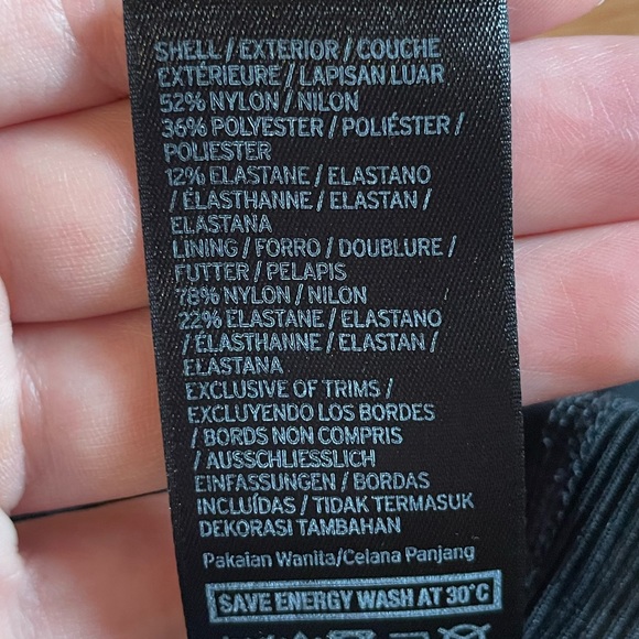 Ivy park black leggings sz. Medium - Picture 5 of 5